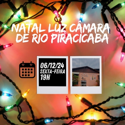 Câmara de Rio Piracicaba realiza acendimento  das luzes de Natal em evento inédito