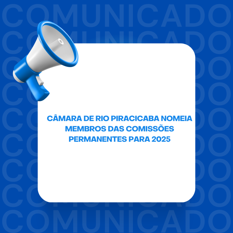 Câmara de Rio Piracicaba nomeia membros das Comissões Permanentes para 2025